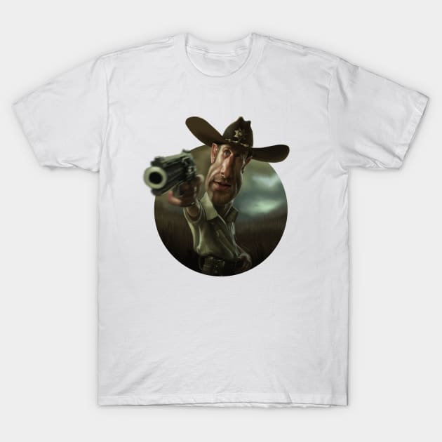 Rick Grimes T-Shirt by AlexNovo